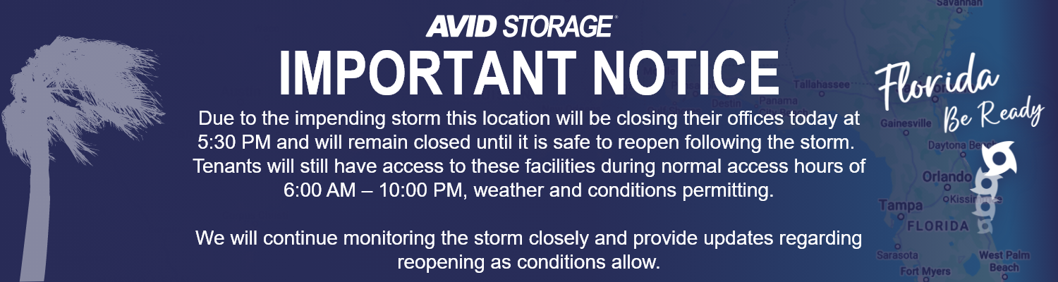 Hurricane notice for Florida panhandle